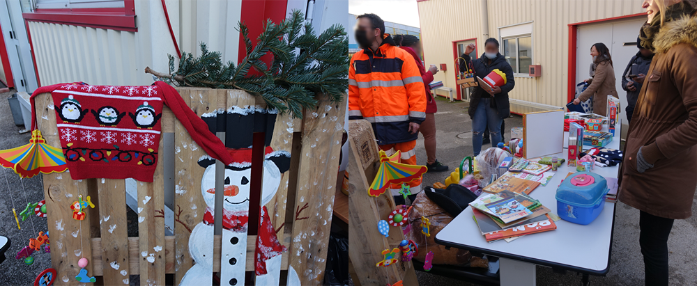 Distribution de cadeaux de Noël à la Remise à ID - GROUPE ID'EES